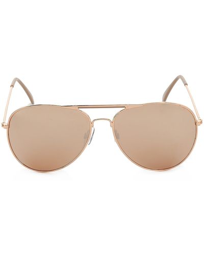 Kelly & Katie Accomplice Aviator Sunglasses - Metallic