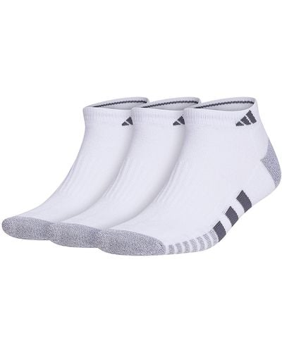 adidas Cushioned 3.0 No Show Socks - White