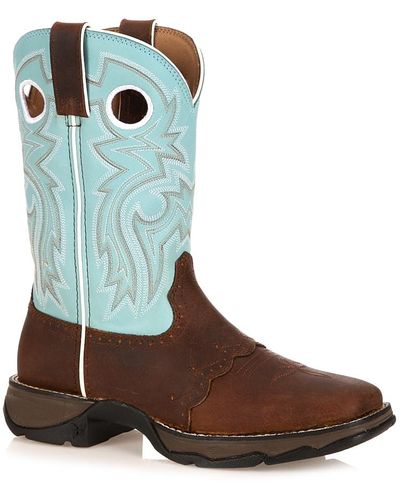 Durango Saddle Cowboy Boot - Blue