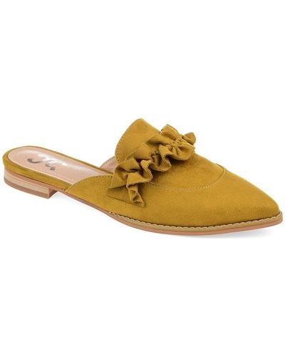 Journee Collection Kessie Mule - Yellow