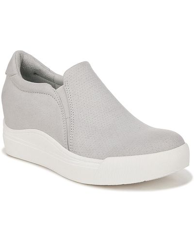 Dr. Scholls Time Off Wedge Sneaker - White