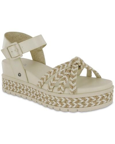 MIA Kehlani Platform Sandal - White