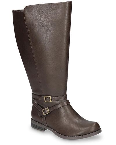 Easy Street Bay Plus Plus Wide Calf Boot - Black