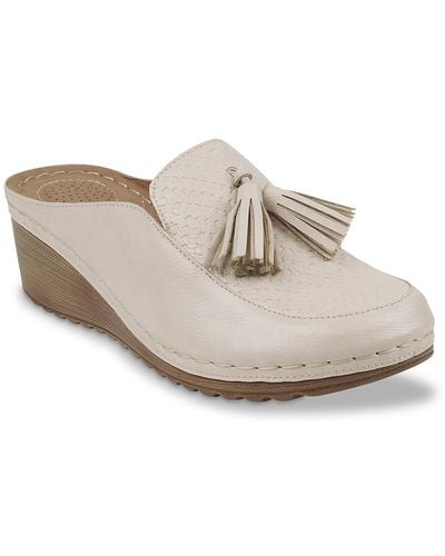 Gc Shoes Dacey Wedge Mule - White