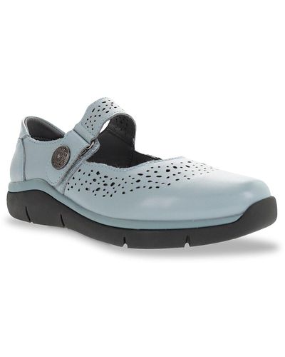 Propet Selena Mary Jane Flat - Blue