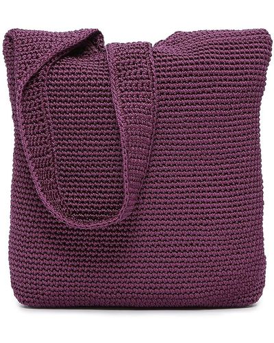 The Sak Crochet Craze Crossbody Bag - Purple