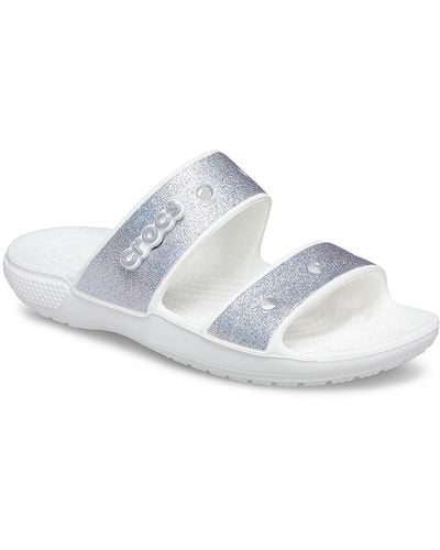 Crocs™ Classic Glitter 2 Slide Sandal - Metallic