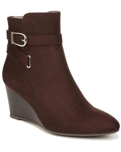 LifeStride Gio Wedge Boot - Brown