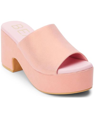Matisse Terry Platform Sandal - Pink