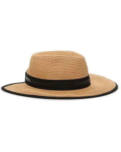 Vince Camuto Straw Panama Hat - Multicolor