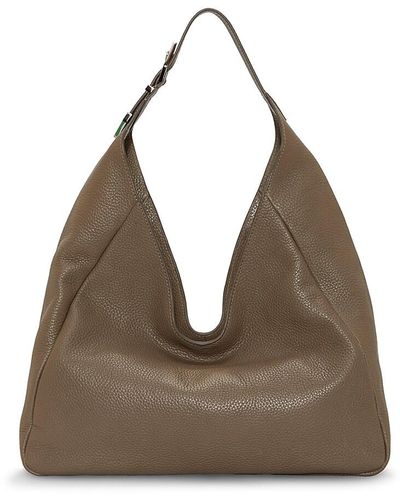 Vince Camuto Marza Leather Hobo Bag - Black