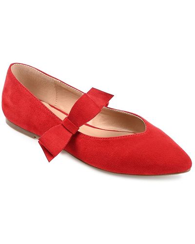 Journee Collection Aizlynn Flat - Red