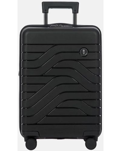 Bric's Ulisse Expandable Handbagage Koffer 55 Cm Black - Zwart