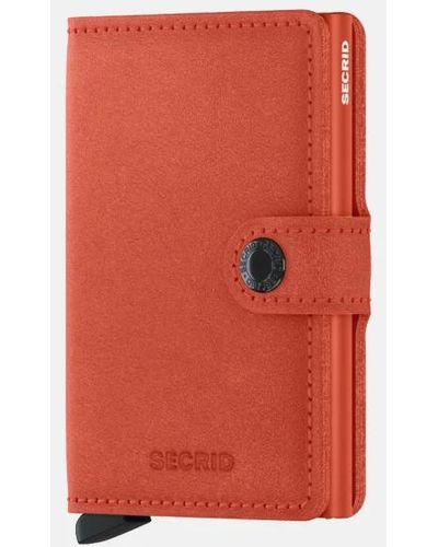 Secrid Miniwallet Orange - Rood