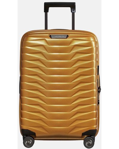 Samsonite Proxis Expandable Handbagage Spinner 55 Cm Honey Gold - Metallic