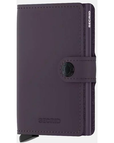 Secrid Miniwallet Matte Dark Purple - Paars