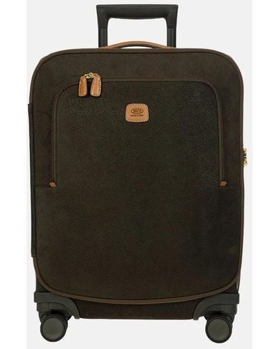 Bric's Trolley Handbagage Koffer 55 Cm Olive - Zwart