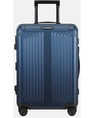 Samsonite Lite-box Alu Handbagage Koffer Gradient Midnight Blue - Blauw