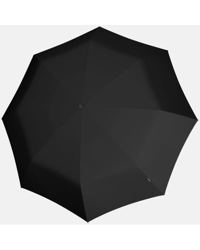 Knirps Duomatic Opvouwbare Paraplu M - Zwart