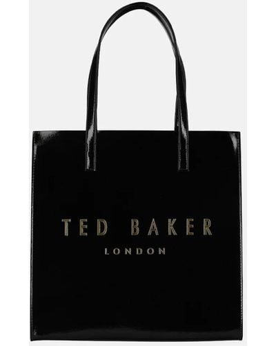 Ted Baker Crinkon Shopper Black - Zwart