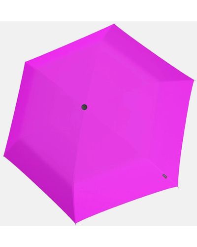 Knirps Opvouwbare Ultra Light Paraplu Neon Pink - Roze