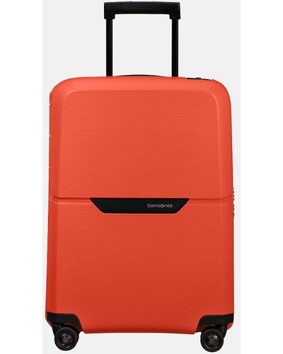 Samsonite Magnum Eco Handbagage Koffer 55 Cm Geranium Red - Rood