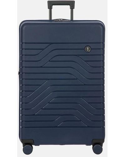 Bric's Brics Ulisse Expandable Koffer 79 Cm Ocean Blue - Blauw