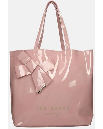 Ted Baker Nicon Shopper M Pale Pink - Roze