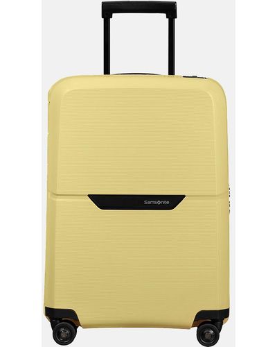 Samsonite Magnum Eco Spinner Koffer 55 Cm Pastel Yellow - Geel