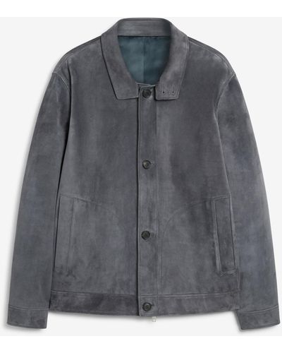 dunhill Uomo Luxury Giacca Harrington - Grigio