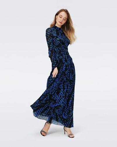 Diane von Furstenberg Kirstie Dress By Diane Von Furstenberg - Blue
