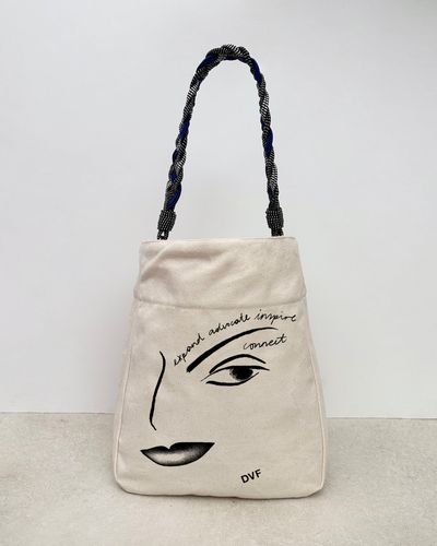 Diane von Furstenberg Limited Edition Iwd Tote By Diane Von Furstenberg - Natural