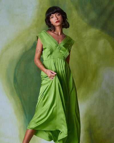 Diane von Furstenberg Margot Dress By Diane Von Furstenberg - Green