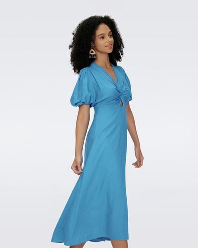 Diane von Furstenberg Majorie Dress By Diane Von Furstenberg - Blue