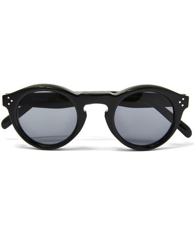 Celine Black Round Keyhole Sunglasses