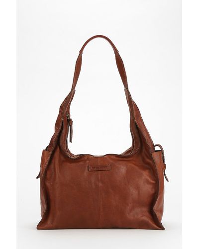 Frye Artisan Leather Hobo Bag - Brown