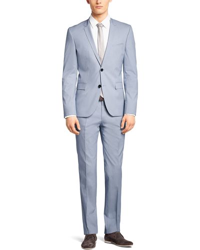 HUGO 'Adris/Heibo' | Extra Slim Fit, Stretch Cotton Blend Suit - Blue