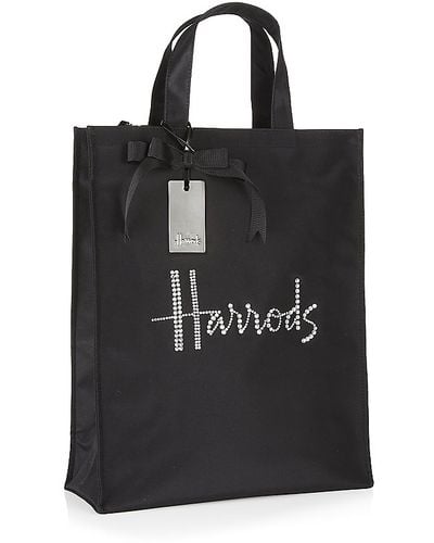 Harrods Swarovski Elements Signature Shopper - Black