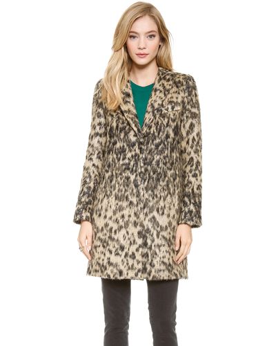 Smythe top leopard coat