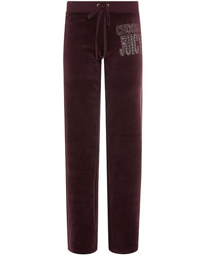 Juicy Couture Mosaic Choose Juicy Velour Tracksuit Trousers - Brown