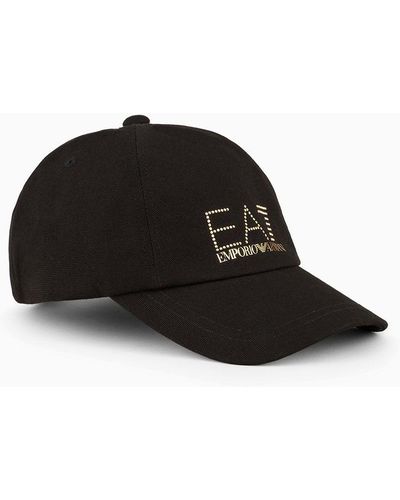 EA7 Baseball Cap With Logo - Black