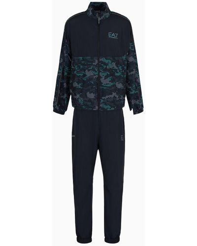 EA7 Dynamic Athlete Tracksuit In Ventus7 Technical Fabric - Blue
