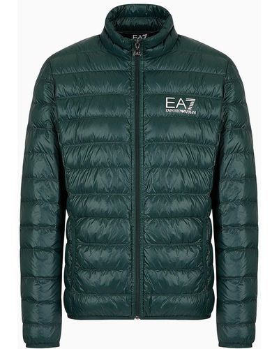 EA7 Packable Core Identity Puffer Jacket - Green