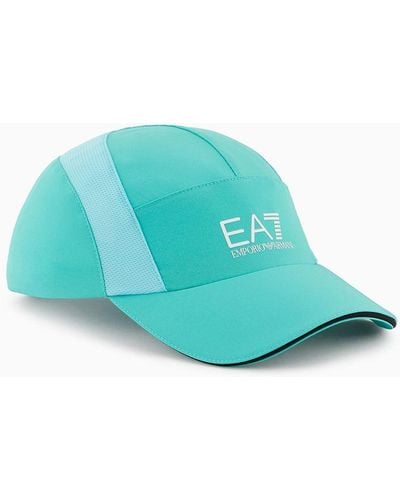 EA7 Cappello Baseball Tennis Pro In Cotone - Blu