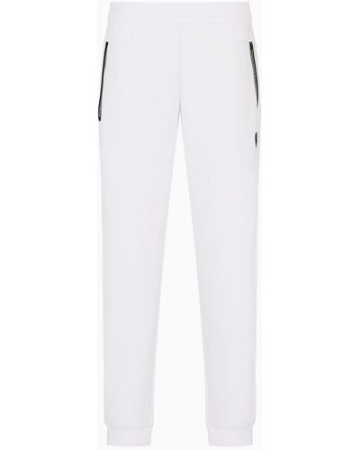 EA7 Pantaloni In Felpa - Bianco