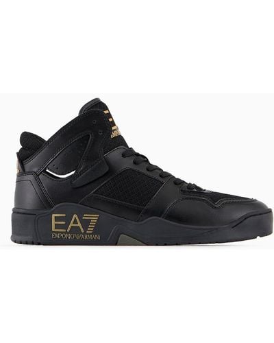 EA7 New Basket Sneakers - Black