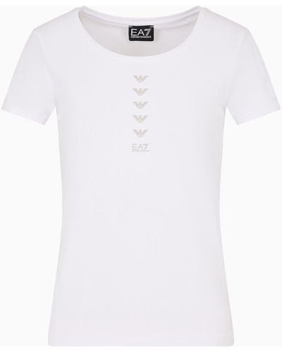EA7 Slim Fit T-shirts - White