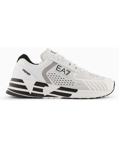 EA7 Crusher Distance Reflex Trainers - White