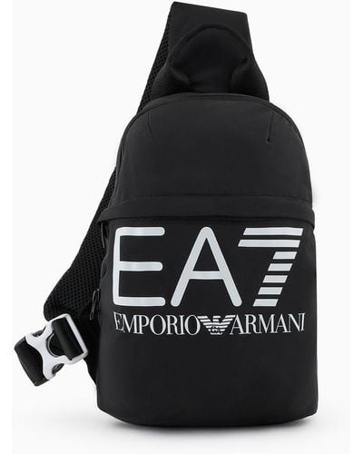 EA7 Belt Bag In Asv Recycled Fabric - Black