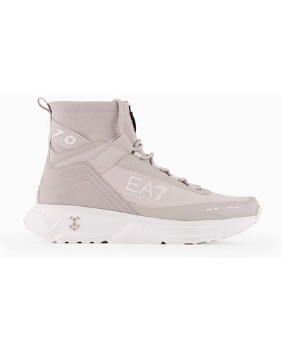 EA7 Sneakers High-top 7.0 Testuggine Winter Iced - Bianco